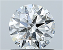 Natural Diamond 0.82 Carats, Round with Excellent Cut, G Color, SI2 Clarity and Certified by GIA