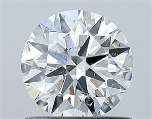Picture of Natural Diamond 0.82 Carats, Round with Excellent Cut, G Color, SI2 Clarity and Certified by GIA