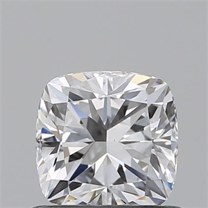 Foto Diamante Natural 0.61 quilates, Del cojín , Color E, claridad VS1 y certificado GIA de