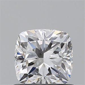 Foto Diamante Natural 0.61 quilates, Del cojín , Color E, claridad VS1 y certificado GIA de