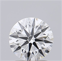 Lab Grown Diamond 1.56 Carats, Round with Ideal Cut, D Color, VS1 Clarity and Certified by IGI