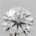 Natural Diamond 0.71 Carats, Round with Excellent Cut, F Color, SI2 Clarity and Certified by IGI