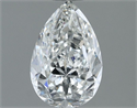 Natural Diamond 1.31 Carats, Pear with  Cut, F Color, VVS2 Clarity and Certified by IGI