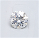 Diamante Natural 0.52 quilates, Redondo , Color E, claridad I1 y certificado GIA
