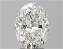 Natural Diamond 3.03 Carats, Oval with  Cut, I Color, SI1 Clarity and Certified by GIA