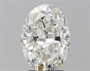 Picture of Natural Diamond 3.03 Carats, Oval with  Cut, I Color, SI1 Clarity and Certified by GIA