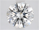 Lab Grown Diamond 1.56 Carats, Round with Ideal Cut, G Color, VS1 Clarity and Certified by IGI