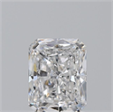 Natural Diamond 1.50 Carats, Radiant with  Cut, D Color, SI2 Clarity and Certified by GIA