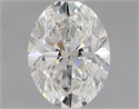 Diamante Natural 0.90 quilates, Ovalado , Color G, claridad VVS1 y certificado GIA