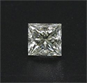Natural Diamond 0.71 Carats, Princess with  Cut, I Color, VS1 Clarity and Certified by GIA