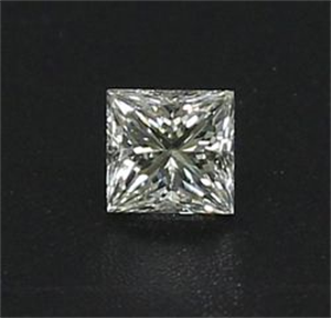 Foto Diamante Natural 0.71 quilates, Princesa , Color I, claridad VS1 y certificado GIA de