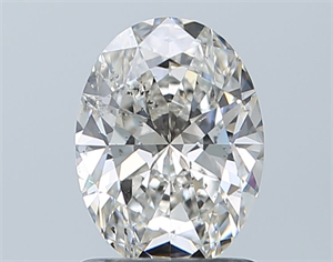 Picture of Natural Diamond 1.20 Carats, Oval with  Cut, I Color, SI2 Clarity and Certified by GIA
