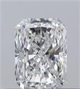 Natural Diamond 0.32 Carats, Radiant with  Cut, F Color, VVS1 Clarity and Certified by GIA
