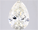 Natural Diamond 2.21 Carats, Pear with  Cut, H Color, VVS1 Clarity and Certified by GIA