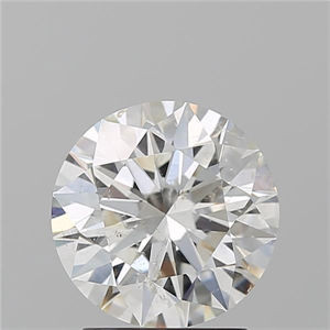 Foto Diamante Natural 2.03 quilates, Redondo , Color G, claridad SI2 y certificado GIA de