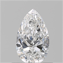 Natural Diamond 0.51 Carats, Pear with  Cut, E Color, VS1 Clarity and Certified by GIA
