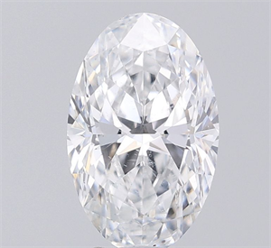 Foto Diamante Natural 0.64 quilates, Ovalado , Color E, claridad SI2 y certificado GIA de