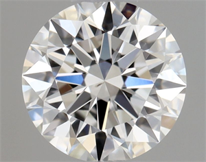 Foto Diamante Natural 0.46 quilates, Redondo , Color F, claridad VS2 y certificado GIA de