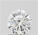 Lab Grown Diamond 1.05 Carats, Round with Ideal Cut, D Color, VVS1 Clarity and Certified by IGI