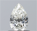 Natural Diamond 0.51 Carats, Pear with  Cut, H Color, IF Clarity and Certified by IGI