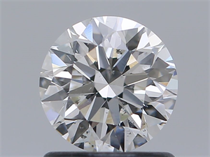 Picture of Natural Diamond 0.92 Carats, Round with Excellent Cut, H Color, SI2 Clarity and Certified by GIA