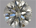 Diamante Natural 0.70 quilates, Redondo , Color N, claridad VVS1 y certificado GIA