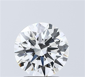 Picture of Lab Grown Diamond 2.01 Carats, Round with Excellent Cut, D Color, VVS2 Clarity and Certified by IGI