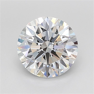 Picture of Lab Grown Diamond 3.03 Carats, Round with Ideal Cut, D Color, VVS1 Clarity and Certified by IGI