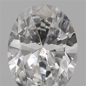 Foto Diamante Natural 0.23 quilates, Ovalado , Color D, claridad SI1 y certificado GIA de