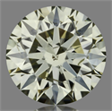 Natural Diamond 0.42 Carats, Round with Excellent Cut, M Color, SI2 Clarity and Certified by IGI