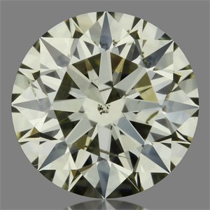 Picture of Natural Diamond 0.42 Carats, Round with Excellent Cut, M Color, SI2 Clarity and Certified by IGI