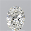 Natural Diamond 1.32 Carats, Oval with  Cut, I Color, VVS2 Clarity and Certified by GIA