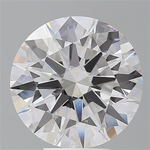Picture of Lab Grown Diamond 6.08 Carats, Round with Ideal Cut, E Color, VVS2 Clarity and Certified by IGI