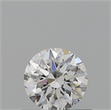 Natural Diamond 0.50 Carats, Round with Very Good Cut, E Color, SI2 Clarity and Certified by GIA
