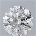 Natural Diamond 1.15 Carats, Round with Excellent Cut, D Color, I1 Clarity and Certified by GIA