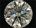 Natural Diamond 0.80 Carats, Round with Excellent Cut, N Color, SI1 Clarity and Certified by GIA
