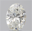 Diamante Natural 2.50 quilates, Ovalado , Color G, claridad SI1 y certificado GIA