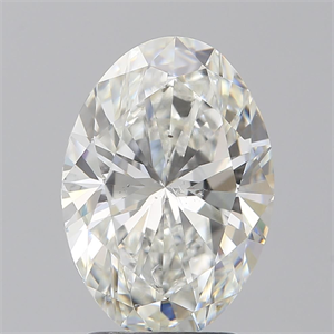 Foto Diamante Natural 2.50 quilates, Ovalado , Color G, claridad SI1 y certificado GIA de