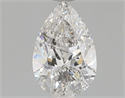 Diamante Natural 1.02 quilates, De pera , Color F, claridad I1 y certificado GIA