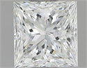 Natural Diamond 0.60 Carats, Princess with  Cut, I Color, VS2 Clarity and Certified by GIA