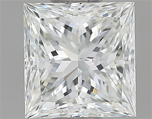 Picture of Natural Diamond 0.60 Carats, Princess with  Cut, I Color, VS2 Clarity and Certified by GIA