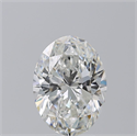 Diamante Natural 4.01 quilates, Ovalado , Color F, claridad VS2 y certificado GIA