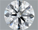 Diamante Natural 0.70 quilates, Redondo , Color I, claridad VVS2 y certificado GIA