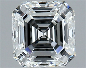 Picture of Natural Diamond 0.90 Carats, Asscher with  Cut, F Color, VS1 Clarity and Certified by GIA