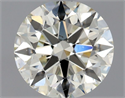 Natural Diamond 0.85 Carats, Round with Excellent Cut, L Color, SI1 Clarity and Certified by GIA