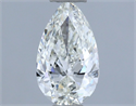 Natural Diamond 0.70 Carats, Pear with  Cut, H Color, VVS1 Clarity and Certified by IGI