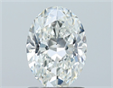 Natural Diamond 1.21 Carats, Oval with  Cut, H Color, VS1 Clarity and Certified by GIA