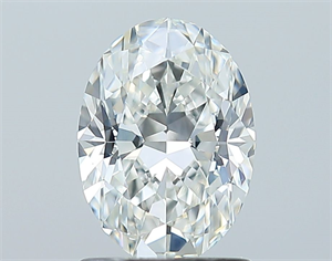 Picture of Natural Diamond 1.21 Carats, Oval with  Cut, H Color, VS1 Clarity and Certified by GIA