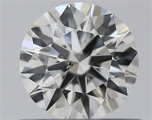 Foto Diamante Natural 0.45 quilates, Redondo , Color J, claridad SI2 y certificado GIA de