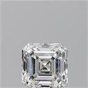 Diamante Natural 0.70 quilates, Asscher , Color F, claridad VS2 y certificado GIA